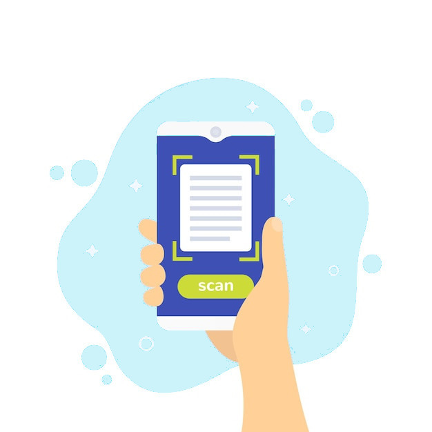 student reviewing results and analytics on mobile